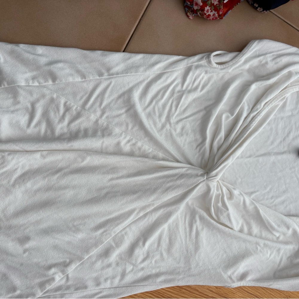 Ann Taylor Cream Textured Fabric